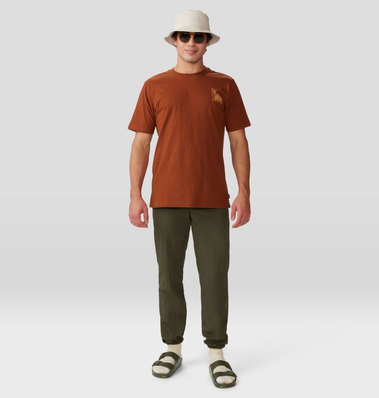 Men's Jagged Peak Short Sleeve, Color: Iron Oxide, image 7