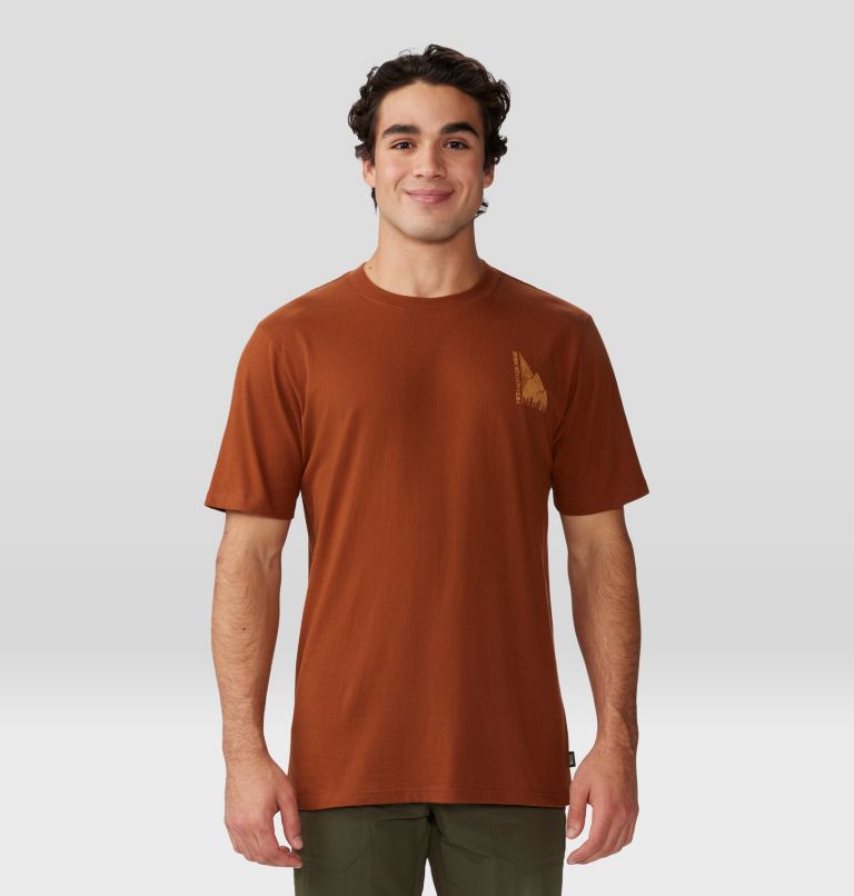 T-shirt à manches courtes Jagged Peak Homme, Color: Iron Oxide, image 1
