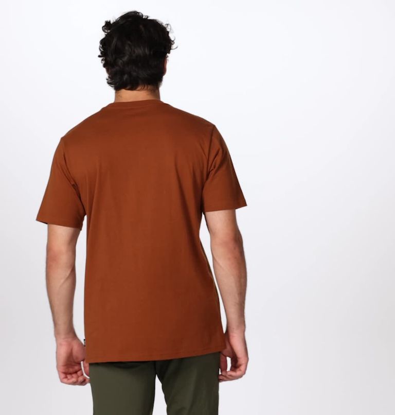 Men's Jagged Peak Short Sleeve, Color: Iron Oxide