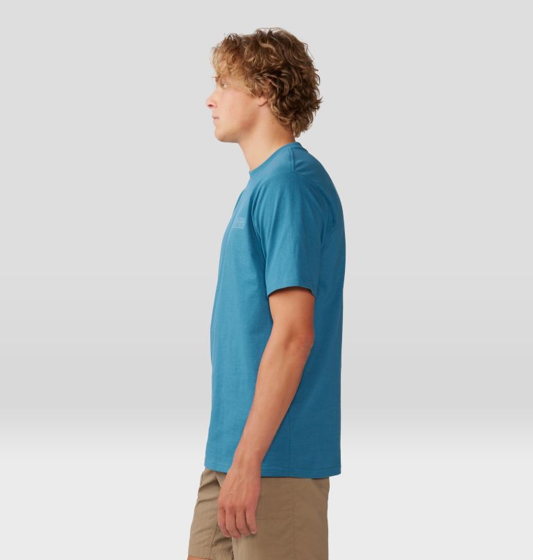 Men's Moon Phases Short Sleeve, Color: Baltic Blue, image 3