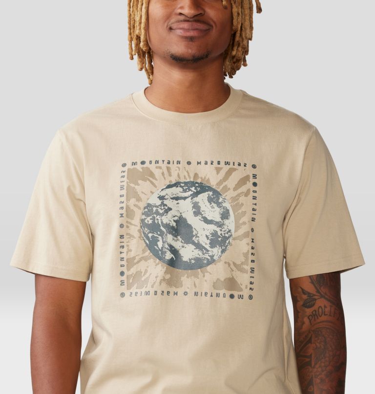 T-shirt à manches courtes Tie Dye Earth Homme, Color: Sonoran, image 4
