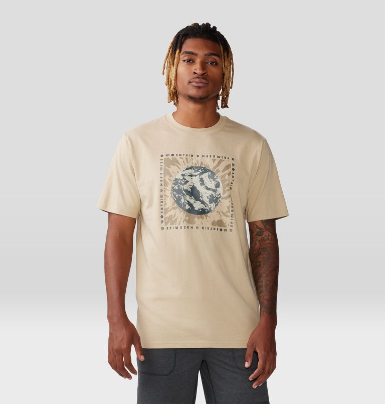 Men's Tie Dye Earth Short Sleeve, Color: Sonoran, image 1
