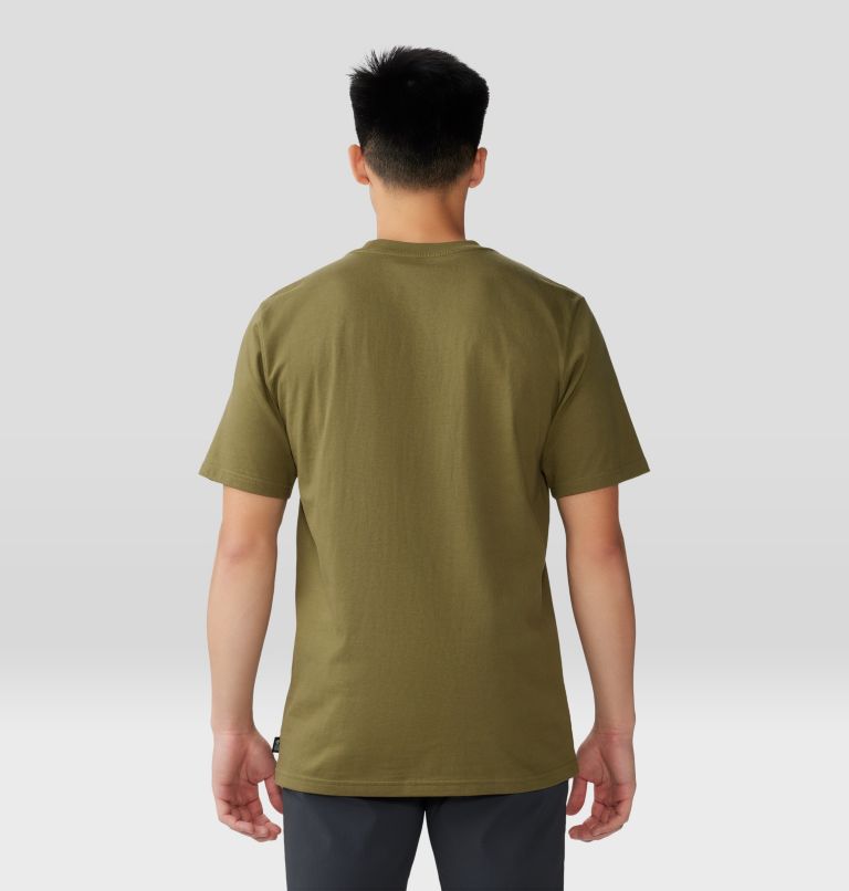 T-shirt à manches courtes Tie Dye Earth Homme, Color: Combat Green, image 2