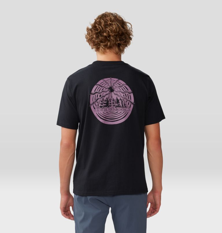 Men's Forest Trip Short Sleeve, Color: Black, image 2