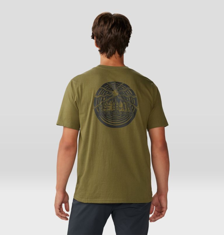Forest Trip Short Sleeve | 353 | M, Color: Combat Green, image 2