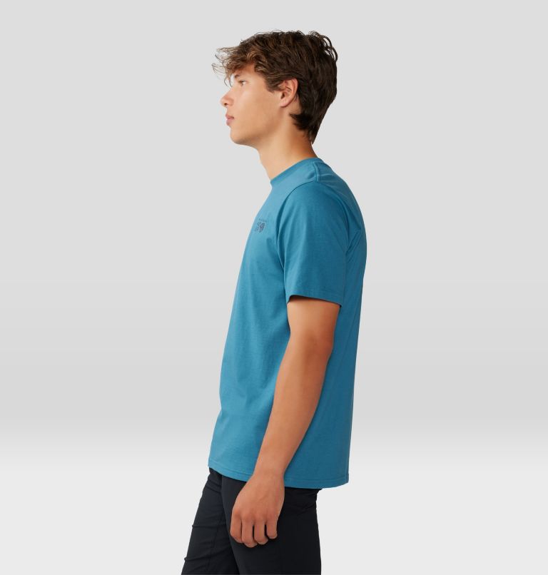 Men's Forest Trip Short Sleeve, Color: Baltic Blue, image 3