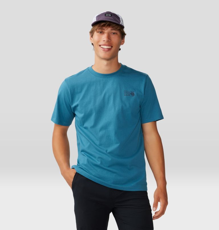 Men's Forest Trip Short Sleeve, Color: Baltic Blue, image 6
