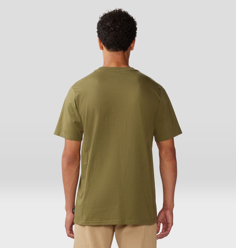 Thumbnail: Men's Desert Check Short Sleeve, Color: Combat Green, image 2