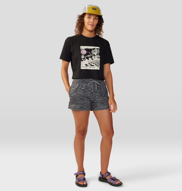 Women's By Marina Inoue Boxy Crop Short Sleeve, Color: Black, image 6