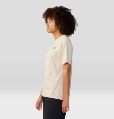 Women's Tie Dye Earth Boxy Short Sleeve, Color: Wild Oyster, image 15