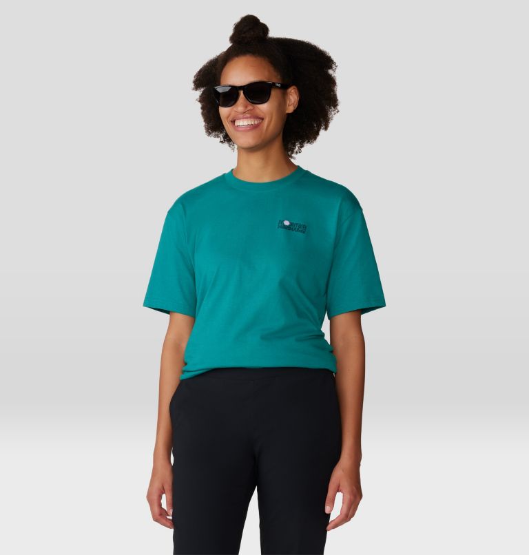 Tie Dye Earth Boxy Short Sleeve | 340 | L, Color: Wintermint, image 6