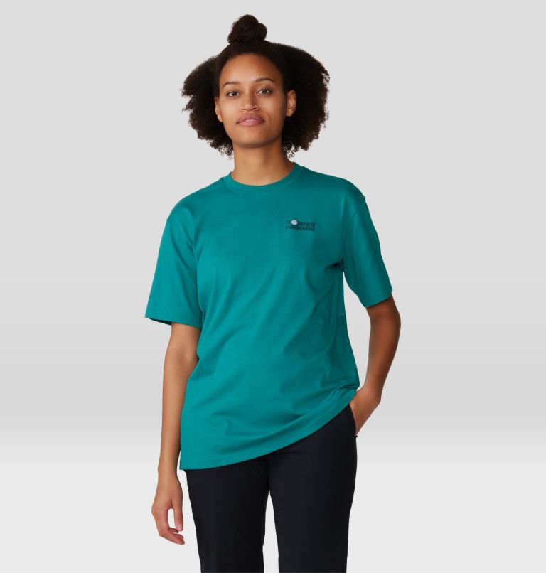 Tie Dye Earth Boxy Short Sleeve | 340 | L, Color: Wintermint, image 8