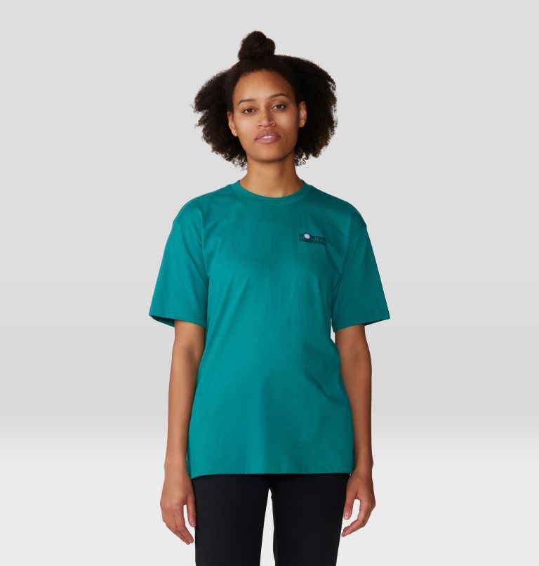 Tie Dye Earth Boxy Short Sleeve | 340 | L, Color: Wintermint, image 1
