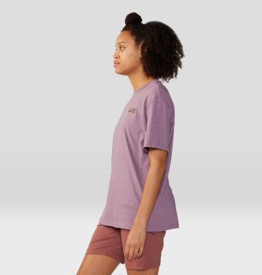 Women's Tie Dye Earth Boxy Short Sleeve, Color: Dark Daze, image 7