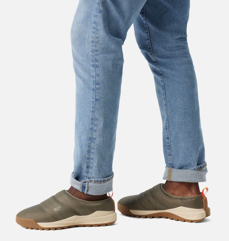 MENS CLOSED MULE LOGO DENIM