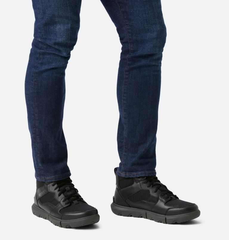 Thumbnail: Men's Explorer Next Sneaker Mid, Color: Black, Jet, image 7