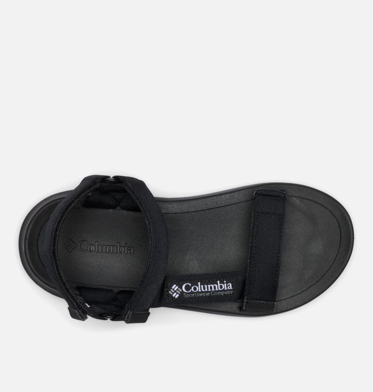 Men's Globetrot Sandal, Color: Black, White, image 3