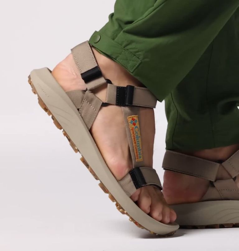 Men's Globetrot Sandal, Color: Fungi, Clear Water