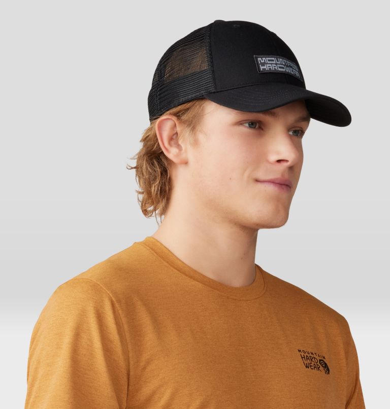 Typography Trucker Hat, Color: Black, image 5