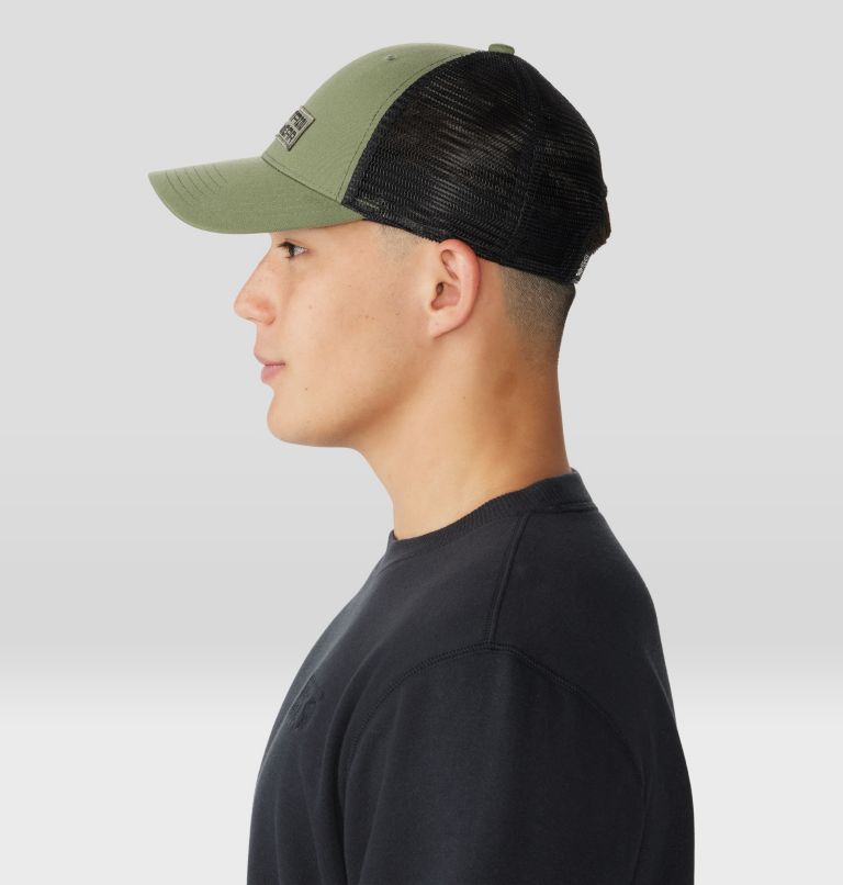Typography Trucker Hat, Color: Combat Green, image 9