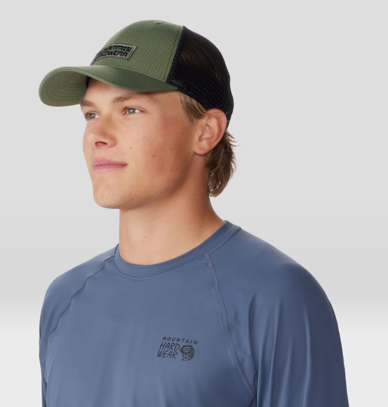 Typography Trucker Hat, Color: Combat Green, image 3