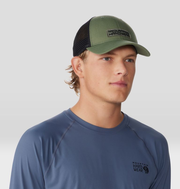 Typography Trucker Hat, Color: Combat Green, image 5