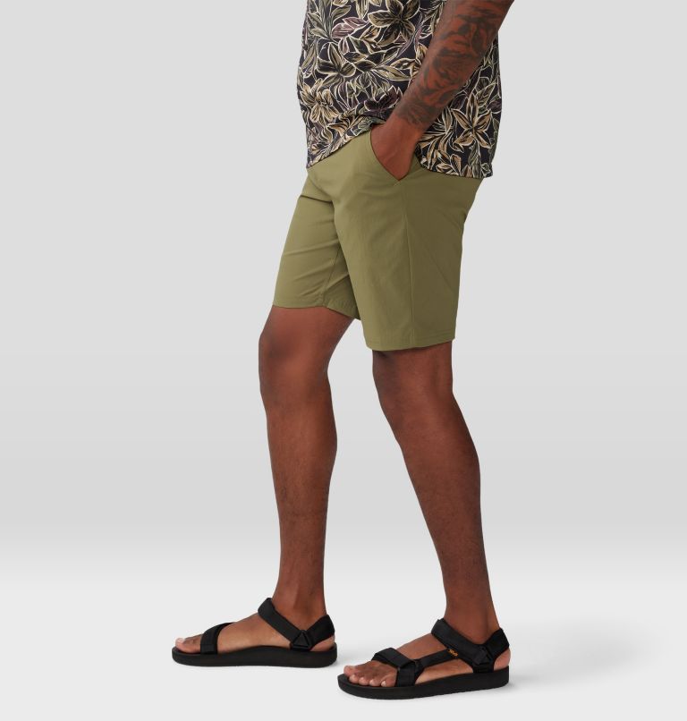 Men's Traxion Short, Color: Combat Green, image 3