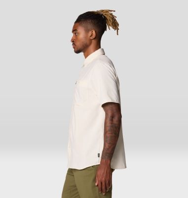 Men's Trail Sender Short Sleeve, Color: Stone, image 8