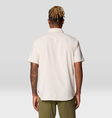 Men's Trail Sender Short Sleeve, Color: Stone, image 7