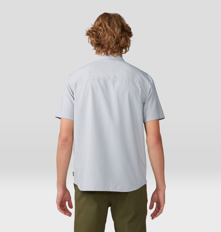 Men's Trail Sender Short Sleeve, Color: Glacial, Chalice, image 2