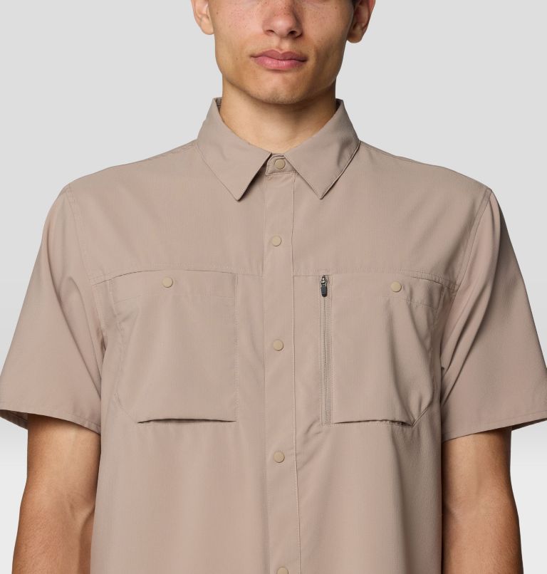Men's Trail Sender Short Sleeve, Color: Hemp, image 5