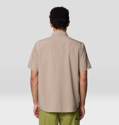 Men's Trail Sender Short Sleeve, Color: Hemp, image 3