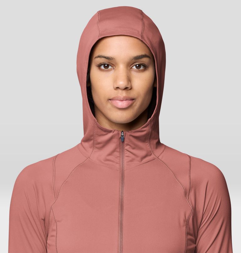 Women's Crater Lake Crop Zip, Color: Fleurs, image 5
