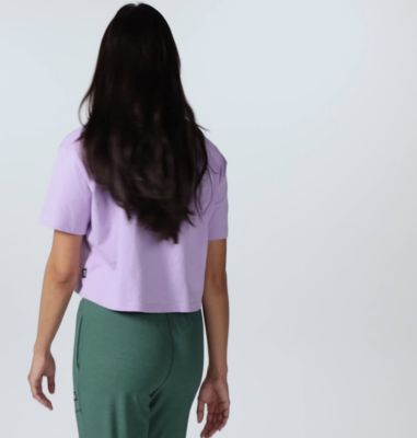 売れ筋商品|||マウンテンハードウェア カットソー トップス レディース Jagged Peak Boxy Crop Short-Sleeve Top - Women's Hardwear Grey Heather Women's Jagged Peak™ Boxy Crop Short Sleeve | Mountain Hardwear