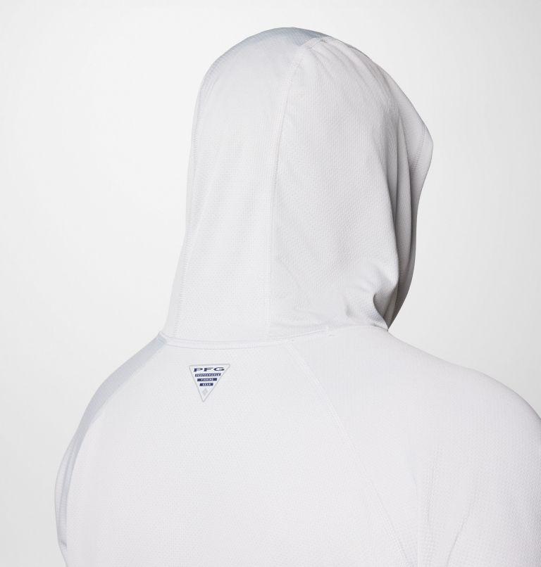 Men's PFG Solar Stream Hoodie - Big, Color: Cool Grey, image 6