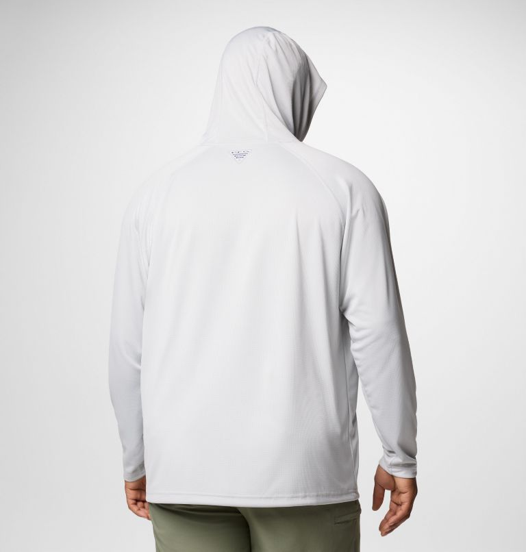 Men's PFG Solar Stream Hoodie - Big, Color: Cool Grey, image 3