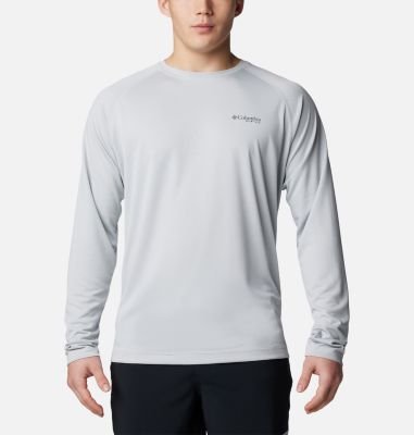 Charleston Threads Shirt Mens 2XL Gray Fishing Outdoor Long Sleeve UPF 50