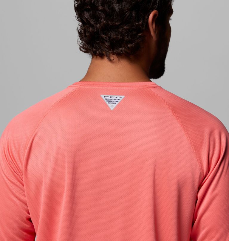 Men's PFG Solar Stream Long Sleeve Shirt, Color: Melonade, image 6