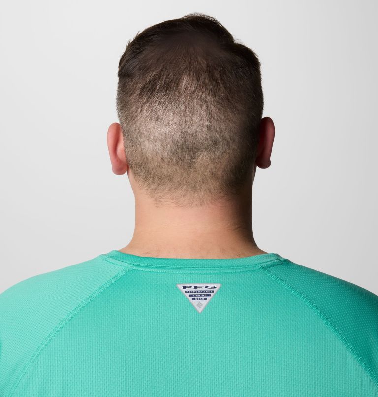 Men's PFG Solar Stream Long Sleeve Shirt - Big, Color: Glaze Green, image 6