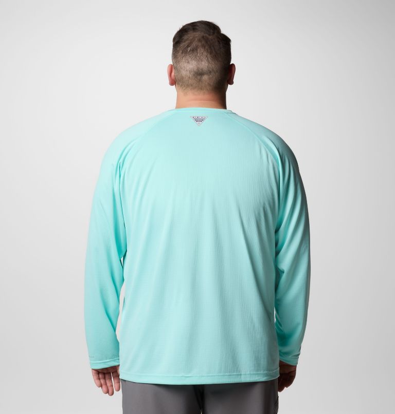Men's PFG Solar Stream Long Sleeve Shirt - Big, Color: Gulf Stream, image 3