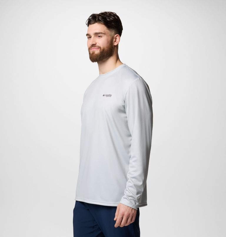 Maglia a manica lunga Terminal Tackle PFG Tarpon Rise da uomo, Color: Cool Grey, Trout Rise, image 3