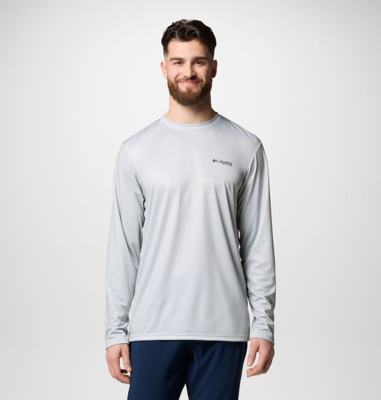 Maglia a manica lunga Terminal Tackle PFG Tarpon Rise da uomo, Color: Cool Grey, Trout Rise, image 2