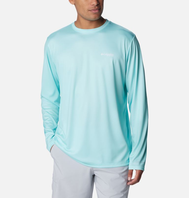 Men's Terminal Tackle PFG Tarpon Rise Long Sleeve T-Shirt, Color: Gulf Stream, Tarpon Rise, image 2