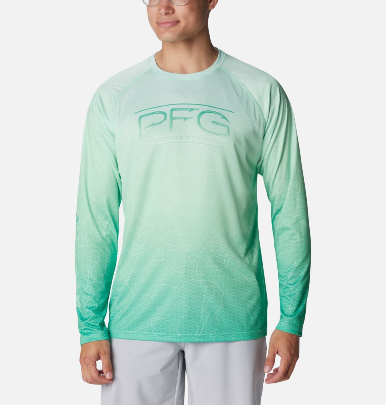 Men's PFG Super Terminal Tackle™ Super Fade Long Sleeve Shirt 1