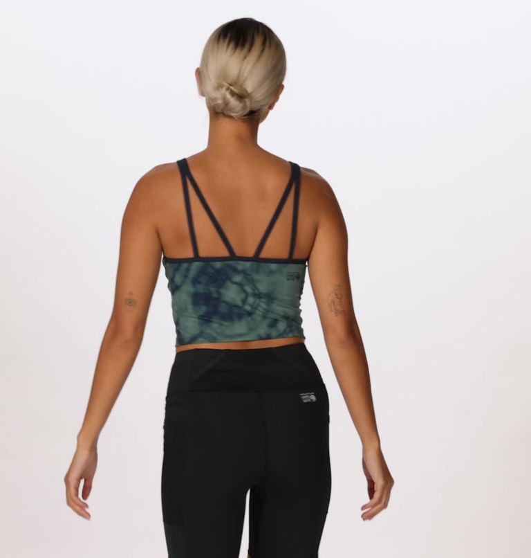 Women's Yuba Trail Cami, Color: Blue Pine Spore Dye Print
