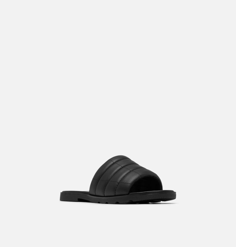 ELLA III Slide Women's Flat Sandal, Color: Black, Black, image 7