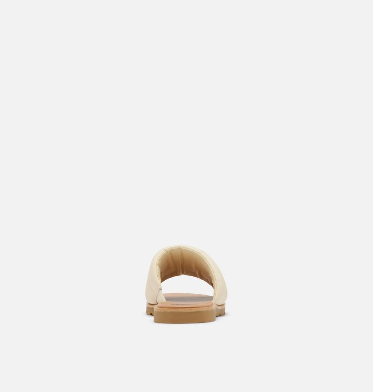 ELLA III Slide Women's Flat Sandal, Color: Honey White, Gum, image 3