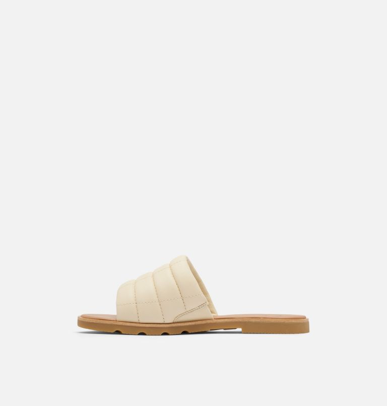 ELLA III Slide Women's Flat Sandal, Color: Honey White, Gum, image 4