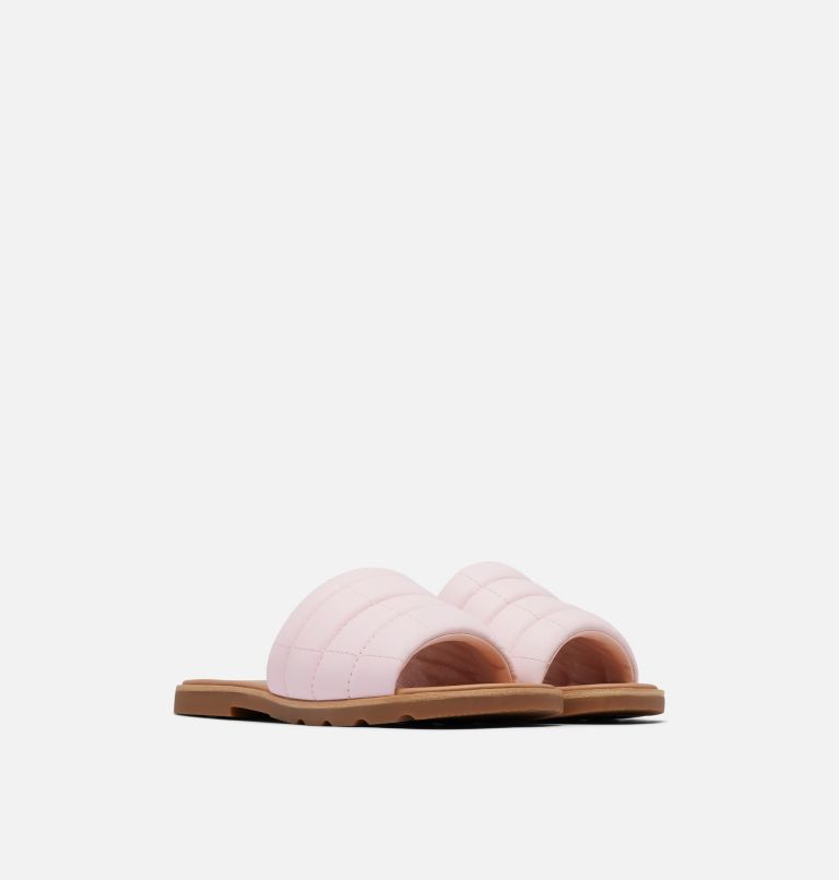Thumbnail: ELLA III Slide Women's Flat Sandal, Color: Whitened Pink, Gum, image 2
