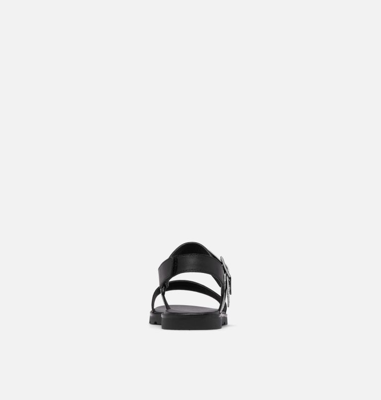 ELLA III Slingback Women's Flat Sandal, Color: Black, Black, image 3